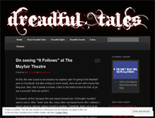 Tablet Screenshot of dreadfultales.com